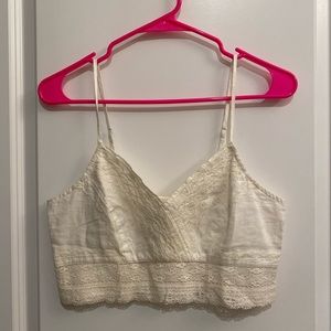 American Eagle bralette/crop-top (Off-white)